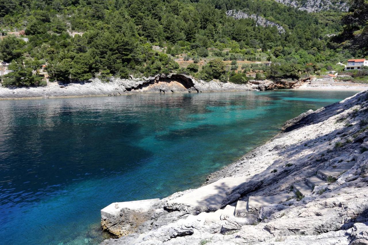 Secluded Fisherman'S Cottage Cove Bacva, Korcula - 9475 Pupnat Eksteriør billede