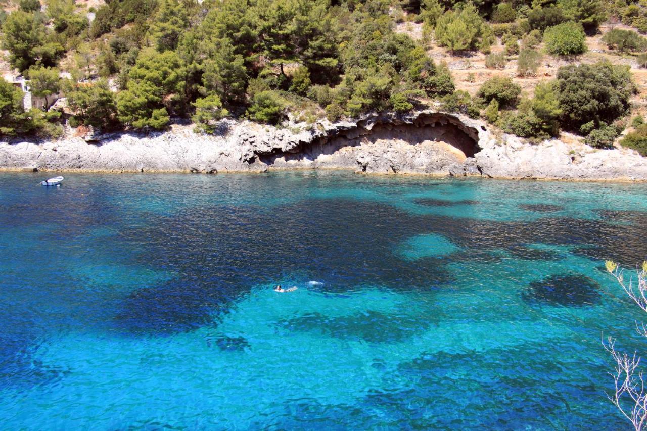 Secluded Fisherman'S Cottage Cove Bacva, Korcula - 9475 Pupnat Eksteriør billede